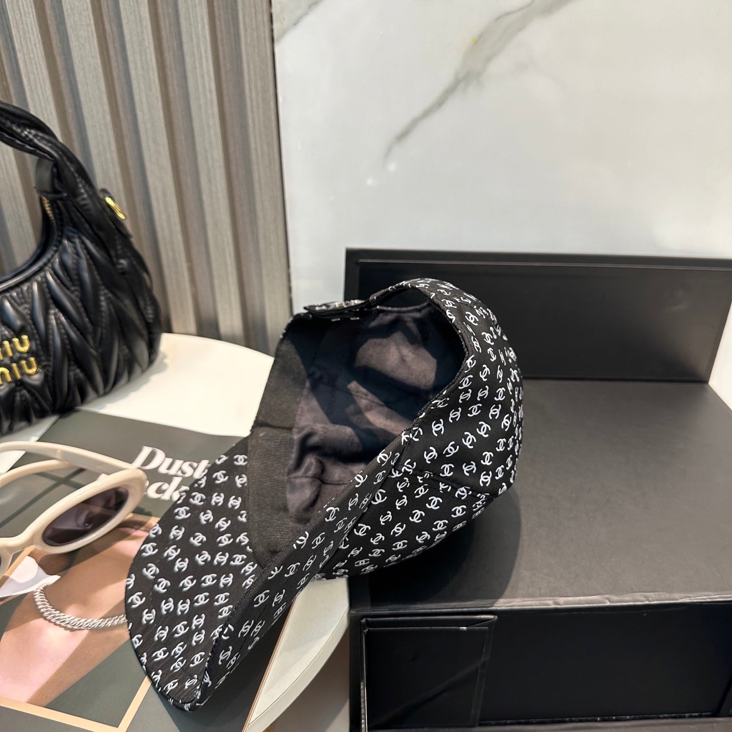 Chanel Classic Baseball Cap Style Black in Cloth 192002