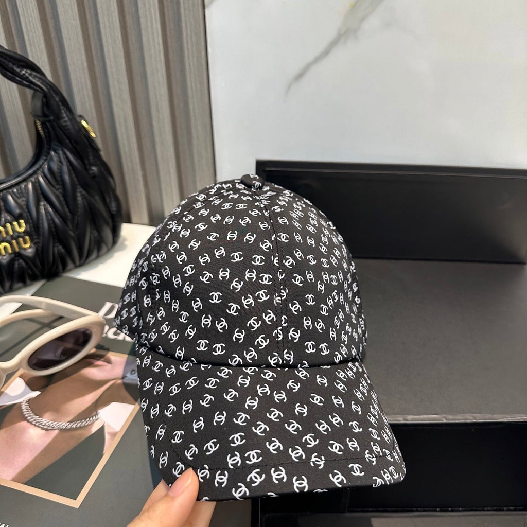 Chanel Classic Baseball Cap Style Black in Cloth 192002