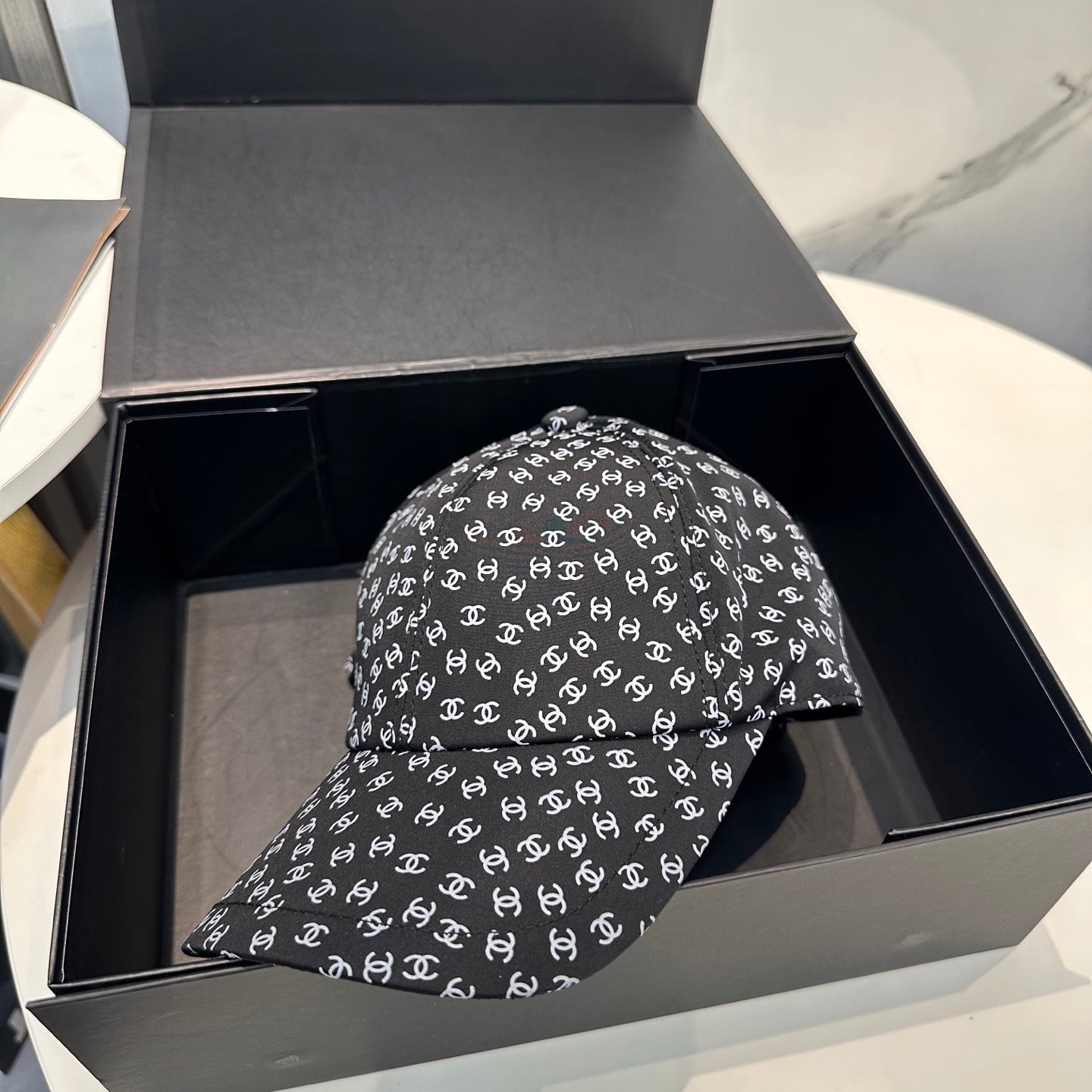 Chanel Classic Baseball Cap Style Black in Cloth 192002