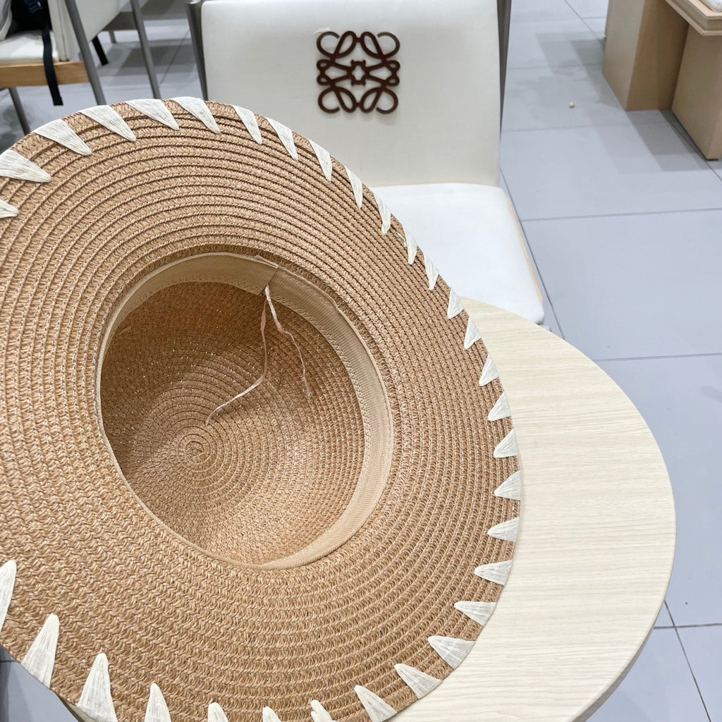 Chanel 25 Beige Straw Hat 197912