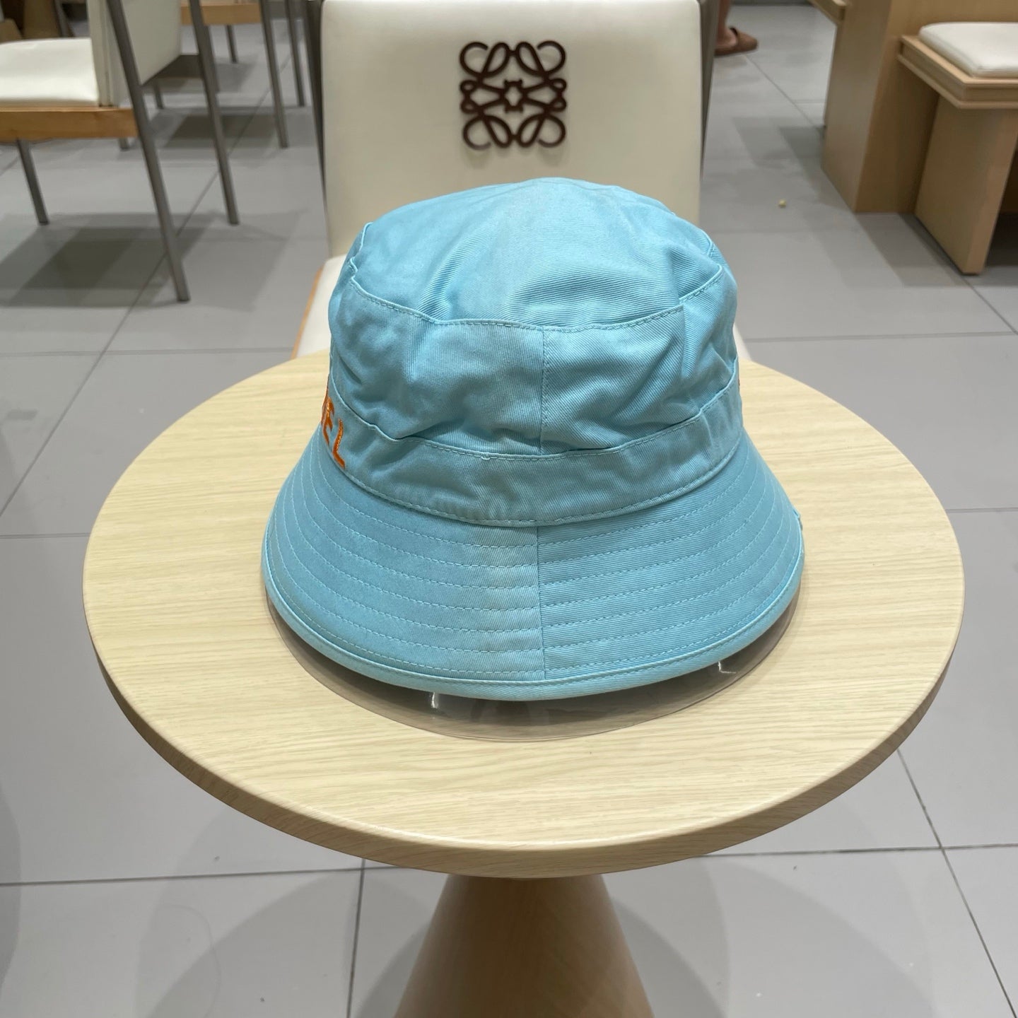 Chanel Bucket Hat Blue in Cloth 197812
