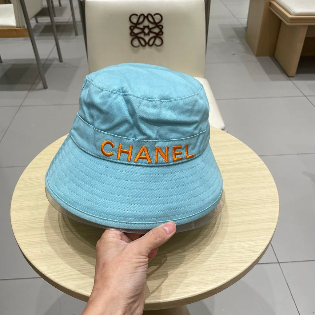 Chanel Bucket Hat Blue in Cloth 197812