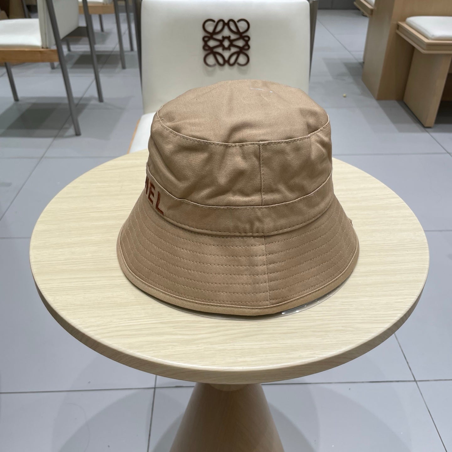 Chanel Bucket Hat Brown in Cloth 197813
