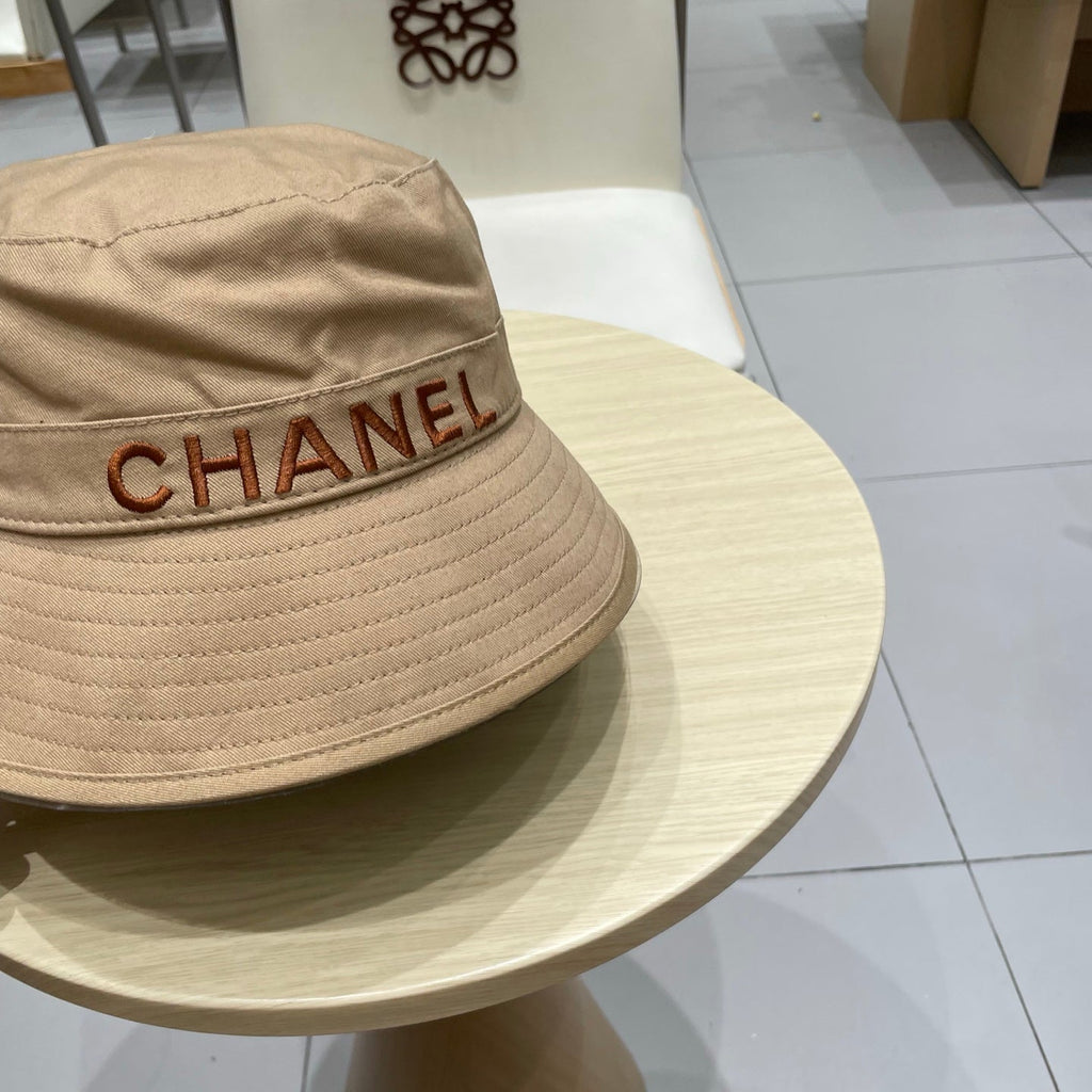 Chanel Bucket Hat Brown in Cloth 197813