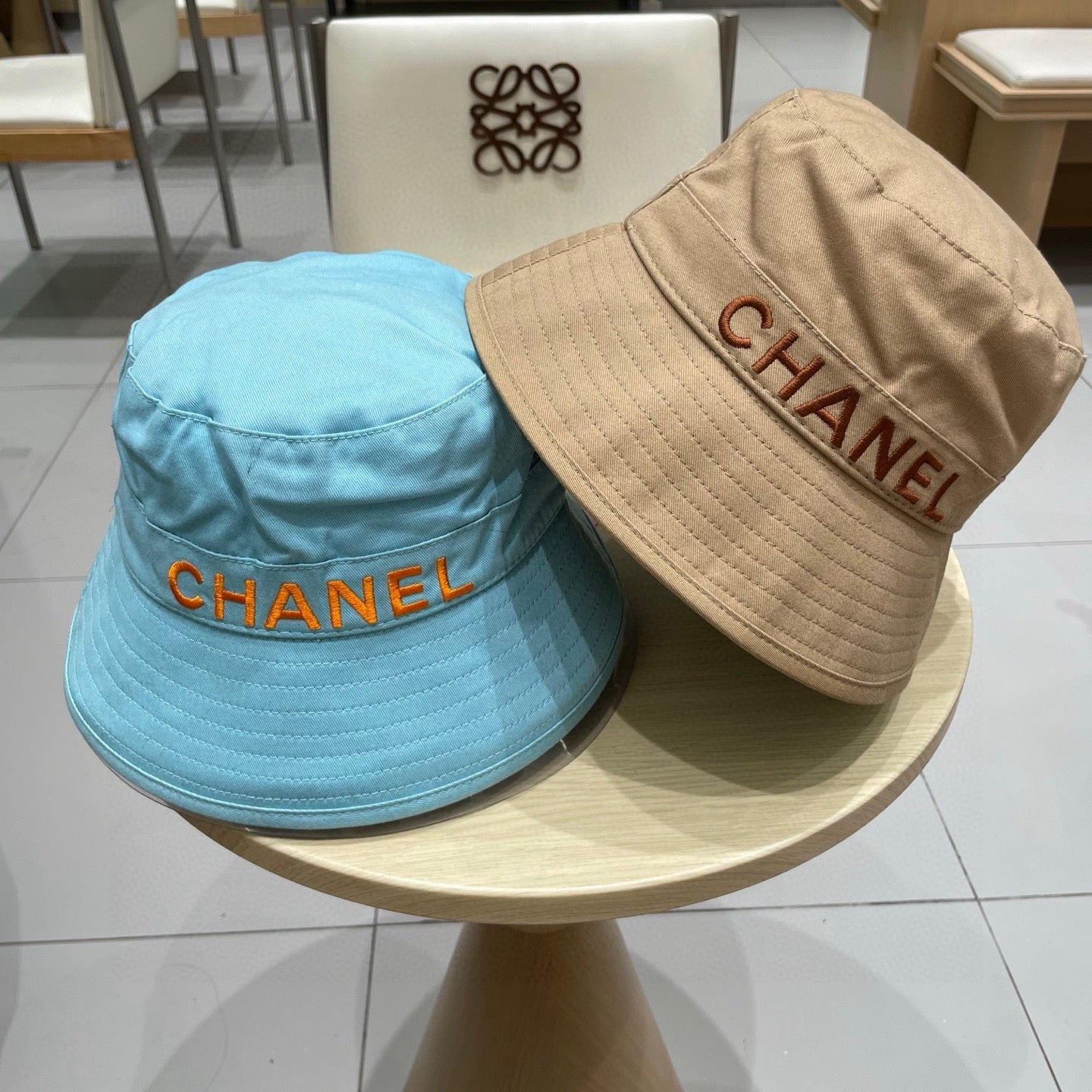 Chanel Bucket Hat Brown in Cloth 197813