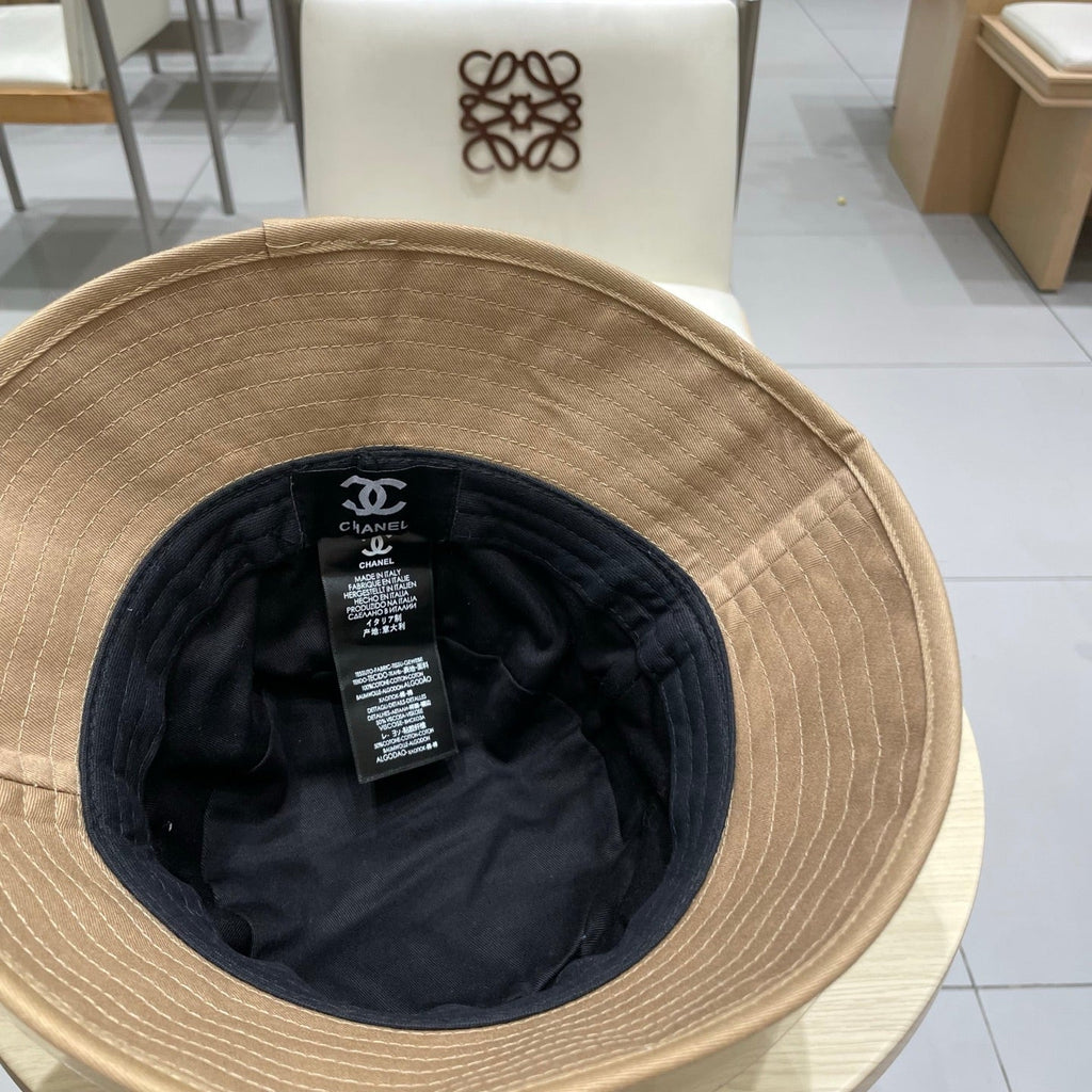 Chanel Bucket Hat Brown in Cloth 197813