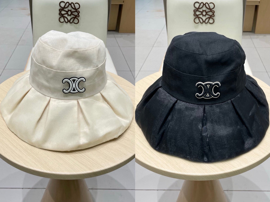Chanel Bow-tie Bucket Hat Black in Cloth 197804