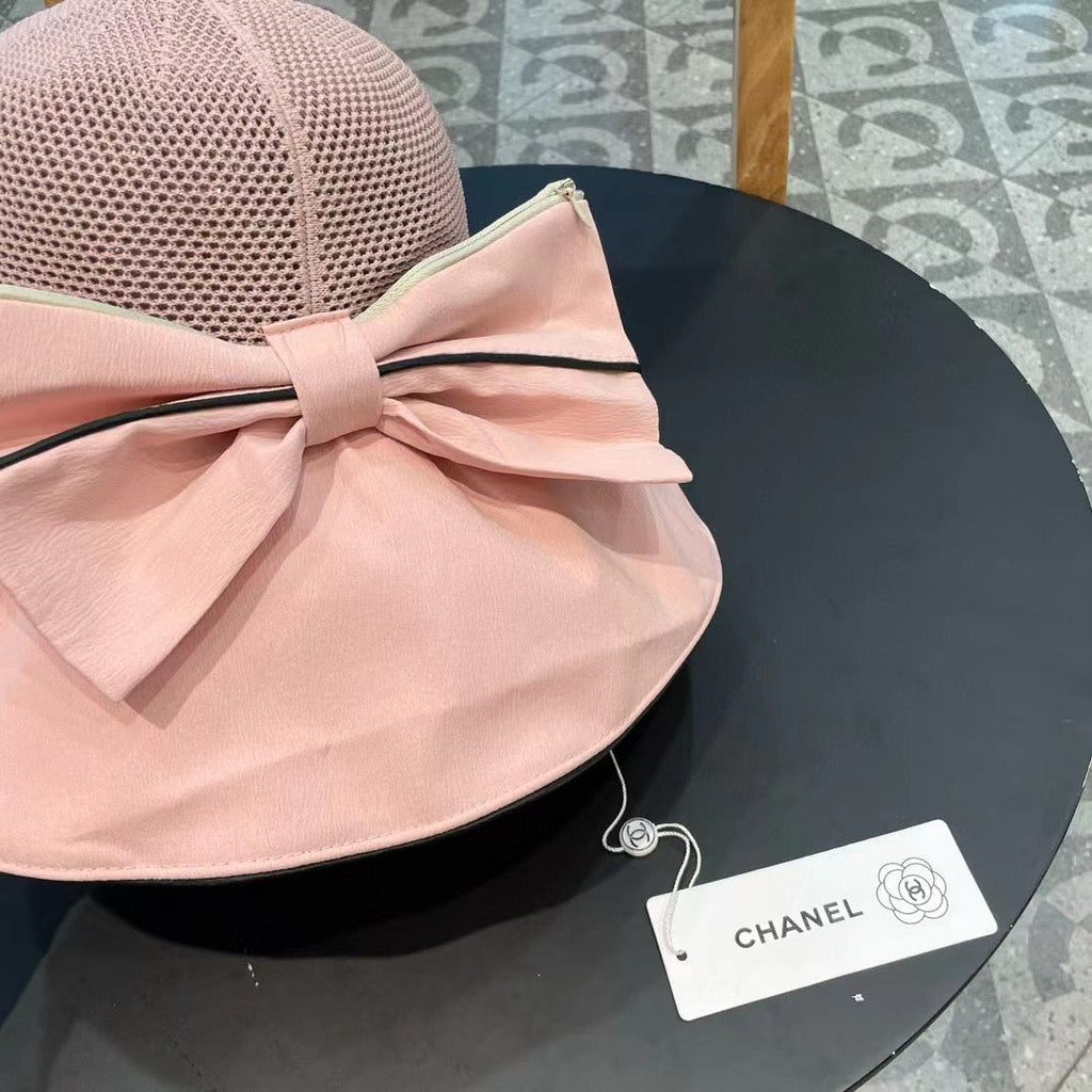 Chanel Wide-brimmed Fisherman Hat Pink in Cloth 197792