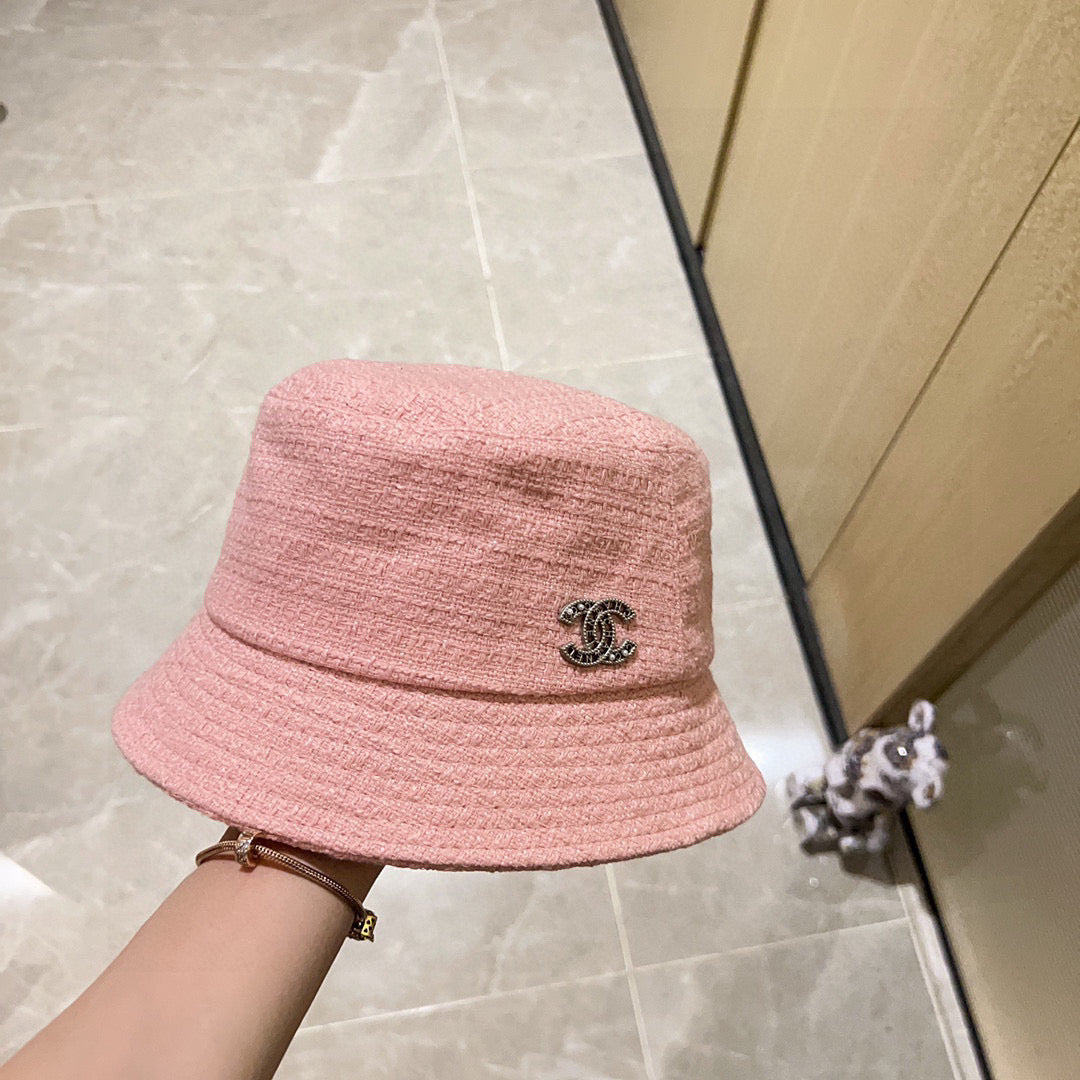 Chanel  Fisherman's Hat Pink in Cloth 197685