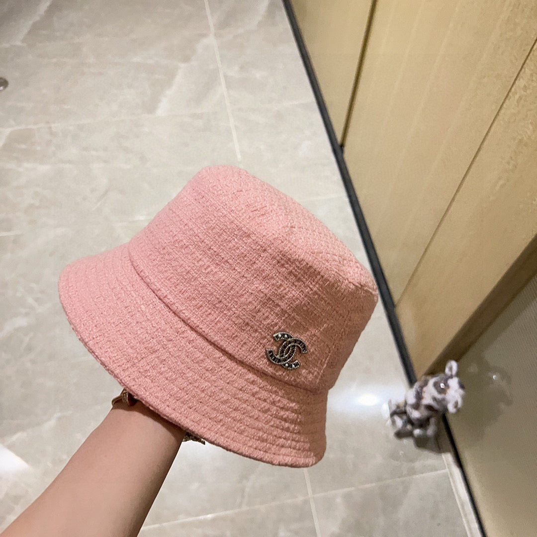 Chanel  Fisherman's Hat Pink in Cloth 197685