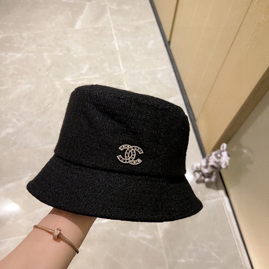 Chanel  Fisherman's Hat Black in Cloth 197684