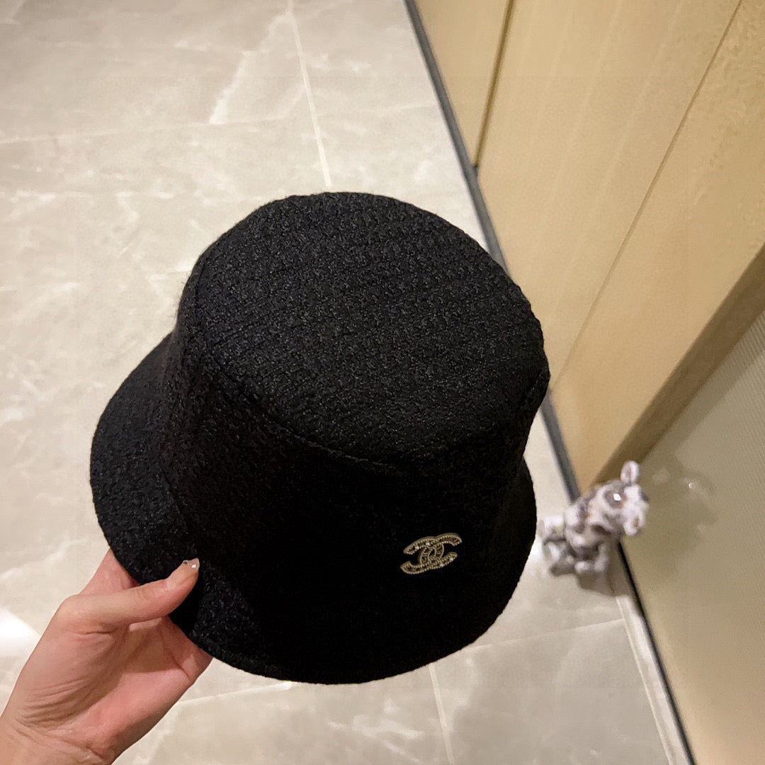 Chanel  Fisherman's Hat Black in Cloth 197684
