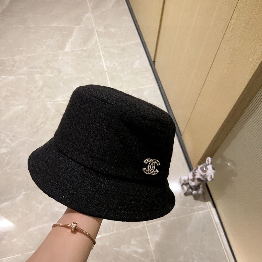 Chanel  Fisherman's Hat Black in Cloth 197684