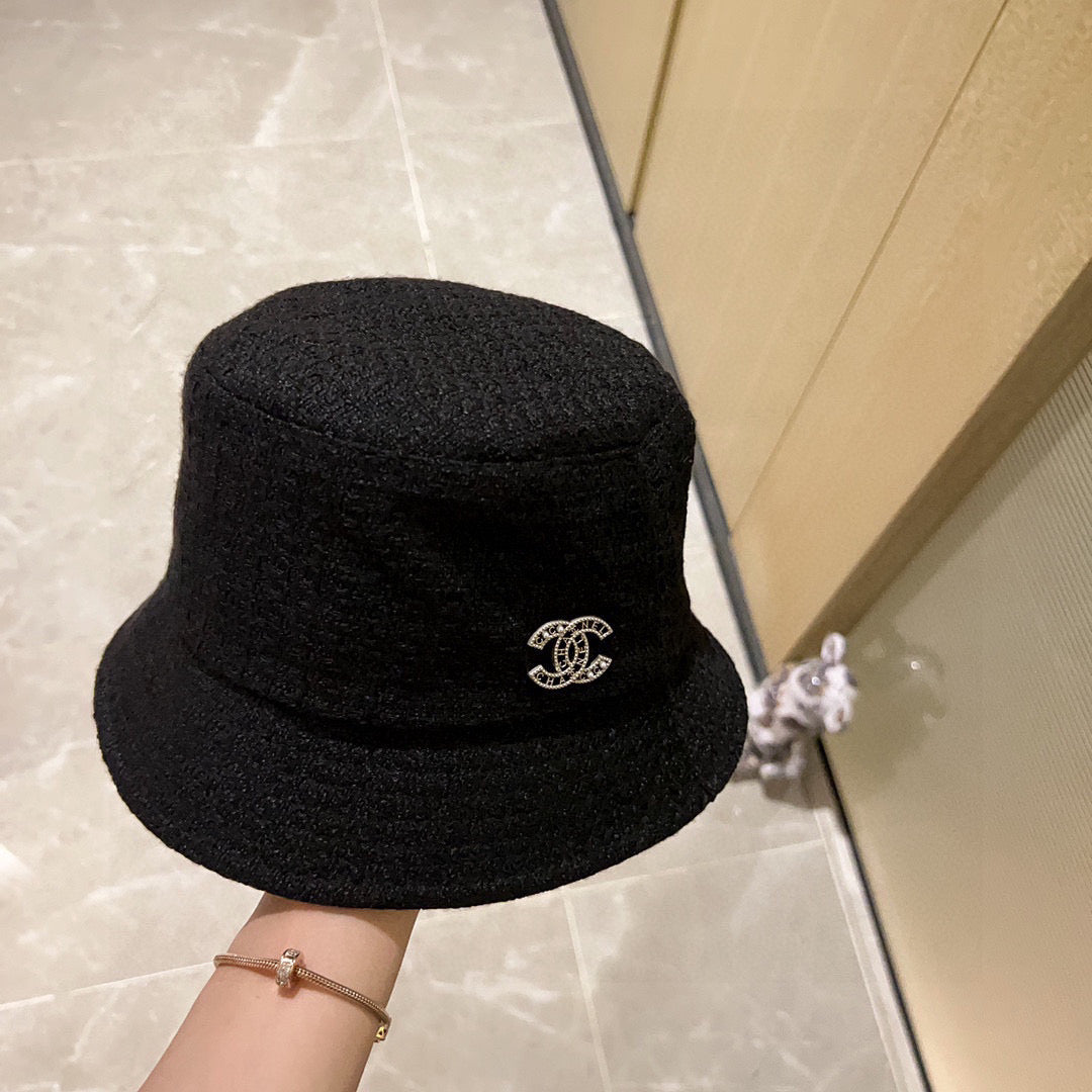 Chanel  Fisherman's Hat Black in Cloth 197684