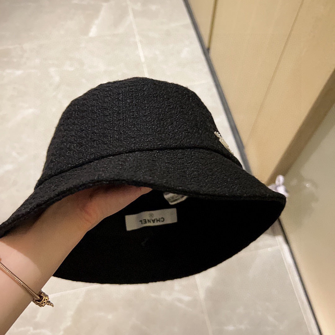 Chanel  Fisherman's Hat Black in Cloth 197684