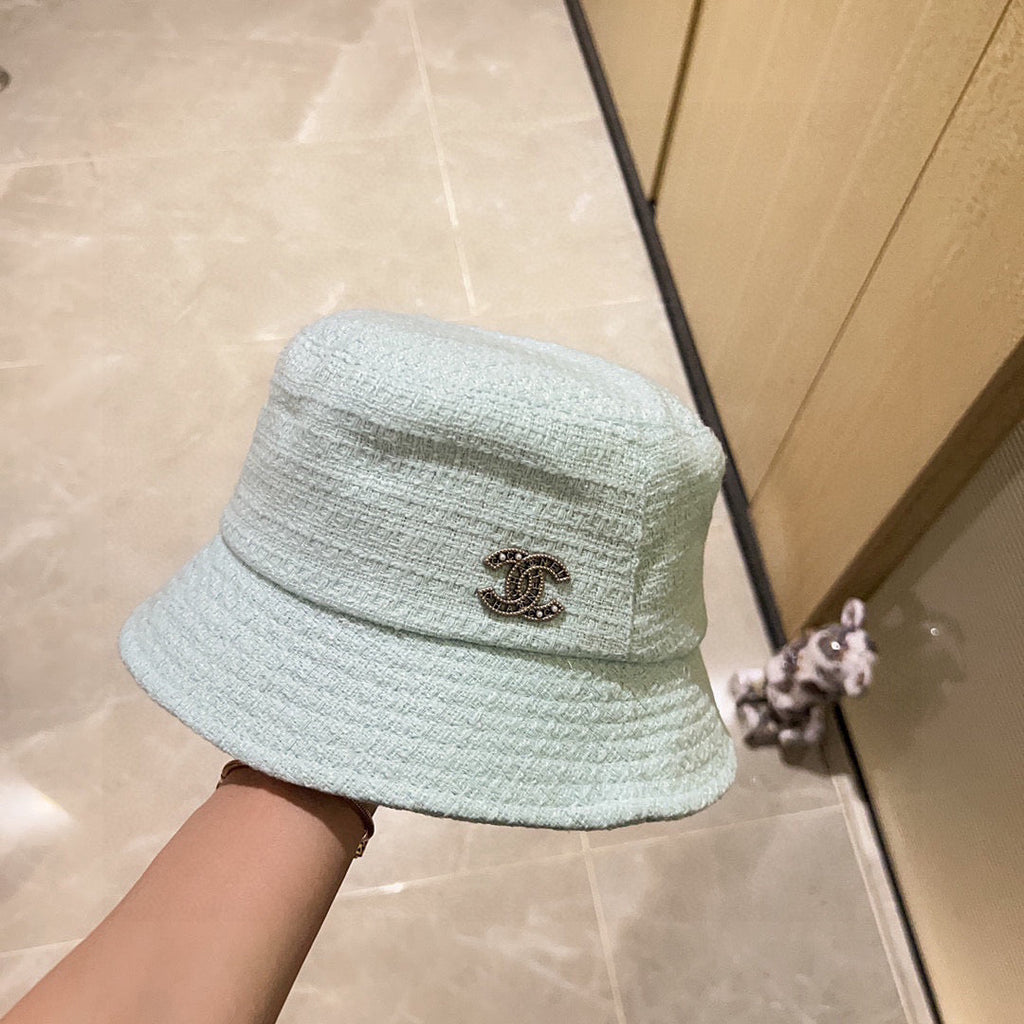 Chanel  Fisherman's Hat Mint Green in Cloth 197683
