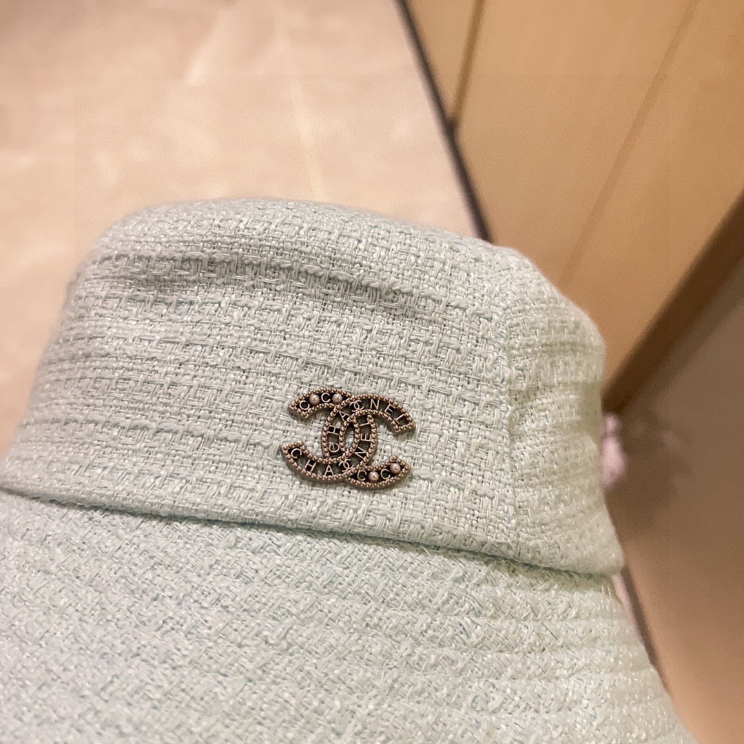 Chanel  Fisherman's Hat Mint Green in Cloth 197683