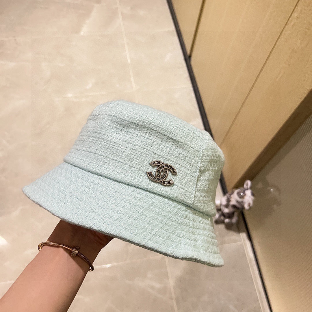 Chanel  Fisherman's Hat Mint Green in Cloth 197683