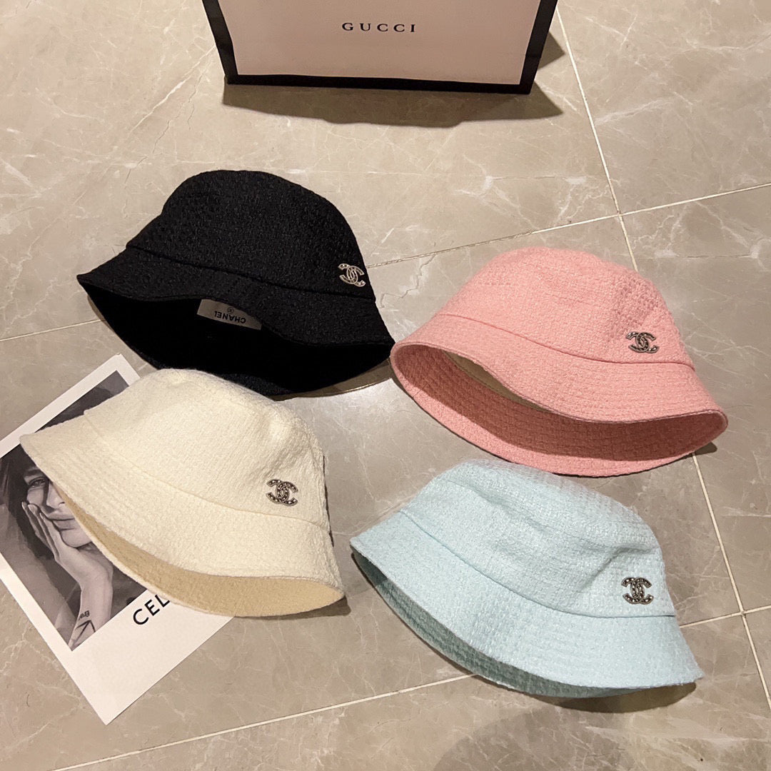 Chanel  Fisherman's Hat Mint Green in Cloth 197683