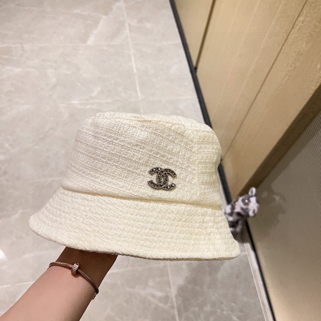 Chanel  Fisherman's Hat White in Cloth 197682