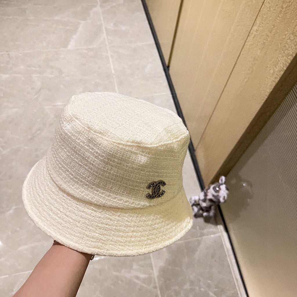 Chanel  Fisherman's Hat White in Cloth 197682