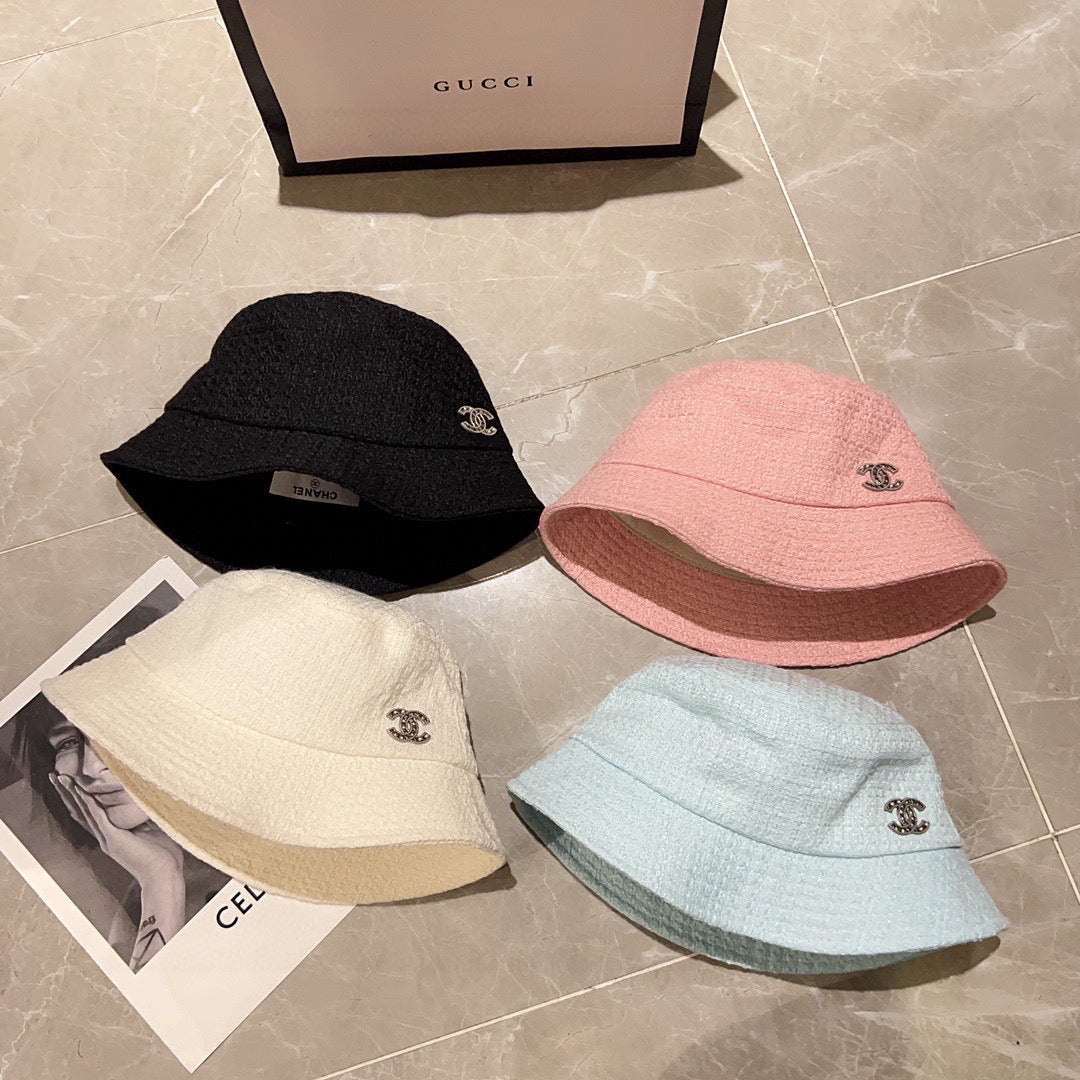 Chanel  Fisherman's Hat White in Cloth 197682