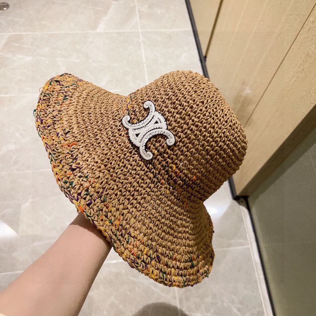 Celine Fisherman's Hat Brown in Straw 197688