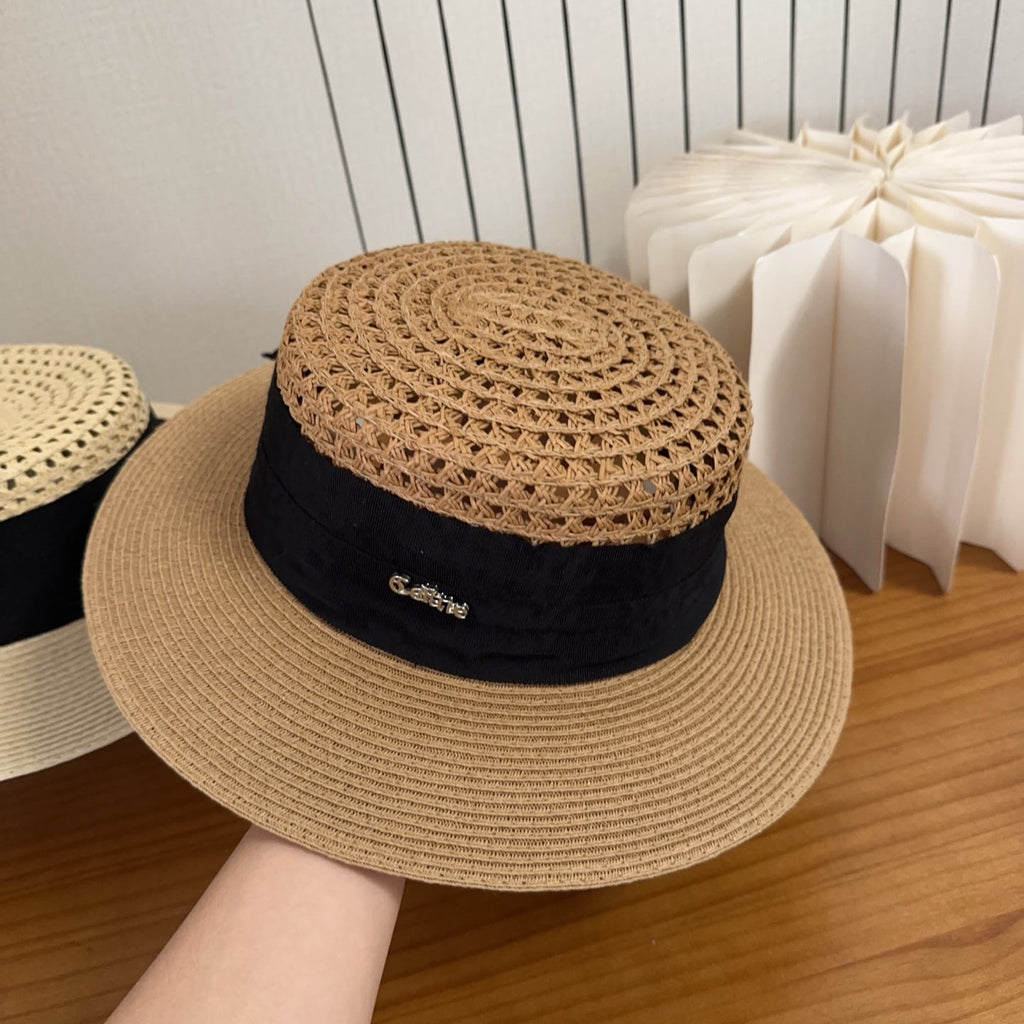 Celine Straw Hat Camel 197262