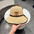 Chanel Fisherman's Hat Beige in Straw 201671