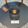 Chanel Baseball Cap Black in Denim 205644