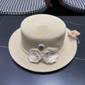 Chanel Summer Sunscreen Hat Ivory in Weaving 205280