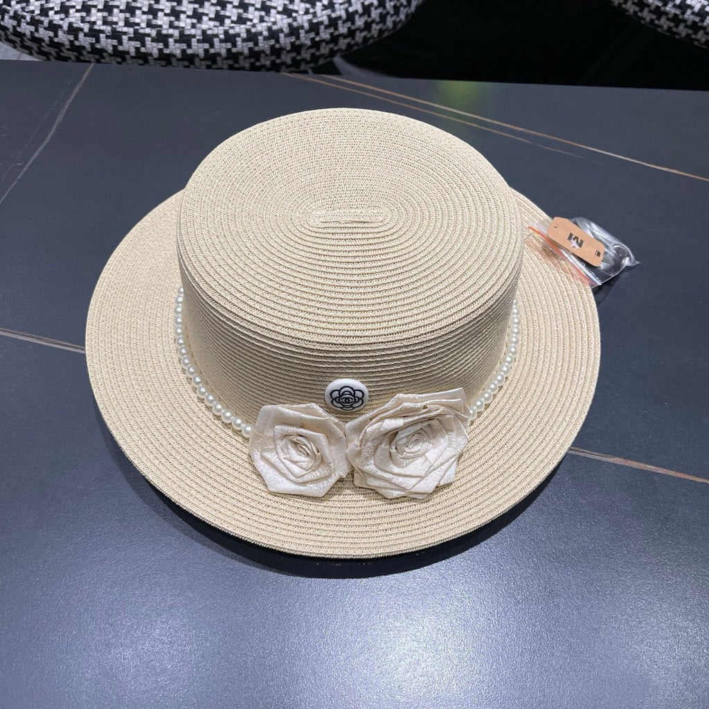 Chanel Summer Sunscreen Hat Ivory in Weaving 205280