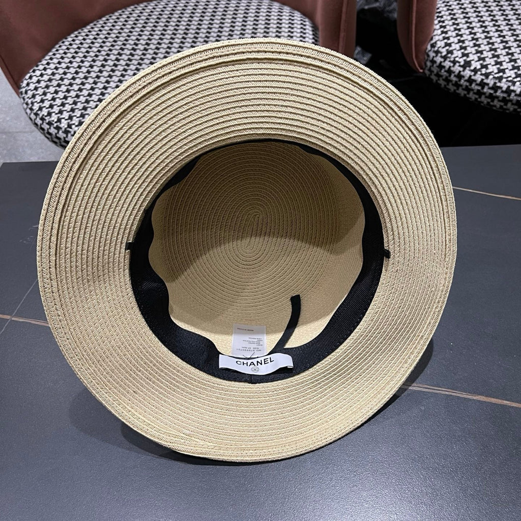 Chanel Summer Sunscreen Hat Ivory in Weaving 205280