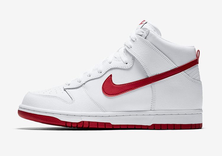 Nike Dunk High White Gym Red (2017)