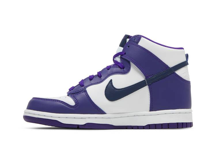 Nike Dunk High Electro Purple Midnight Navy (GS)