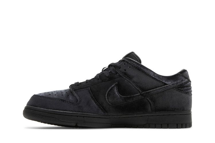 Nike Dunk Low Dover Street Market Triple Black Velvet