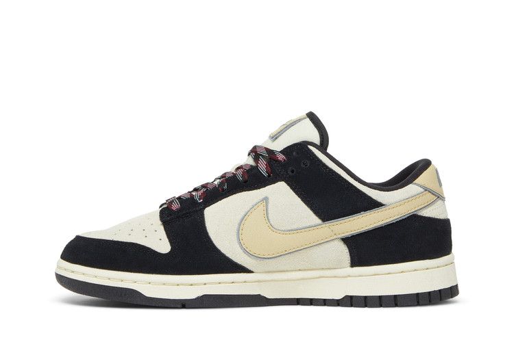 Nike Dunk Low LX Black Suede Team Gold (Women's)