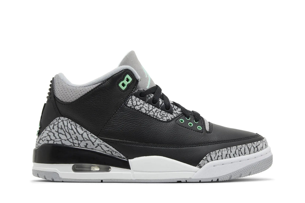 Jordan 3 Retro 'Green Glow'