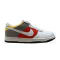 Nike Dunk Low White Engine Red Medium Grey Yellow (Women's)