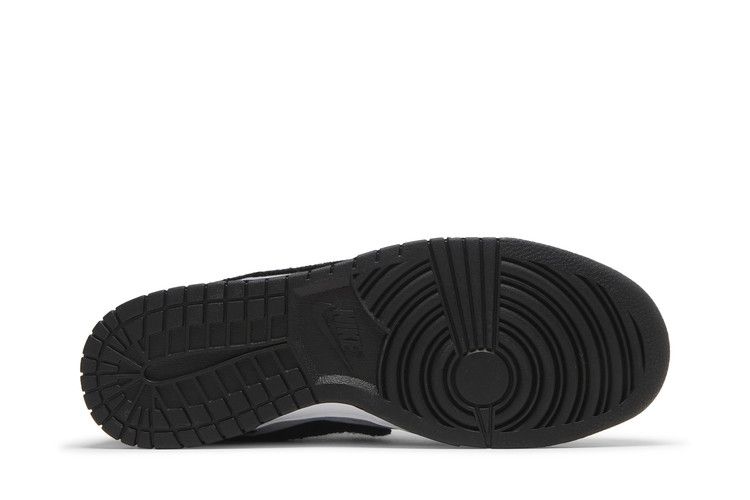 Nike Dunk Low Chenille Swoosh Black Grey
