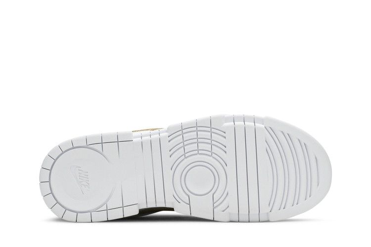 Nike Dunk Low Disrupt White Metallic Gold (Women's)