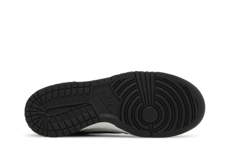 Nike Dunk Low Black Bright Mandarin Mini Swoosh (GS)