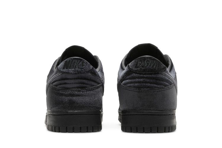 Nike Dunk Low Dover Street Market Triple Black Velvet