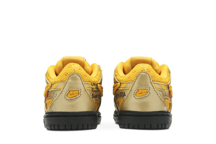 Nike Air Rubber Dunk Off-White University Gold (TD)
