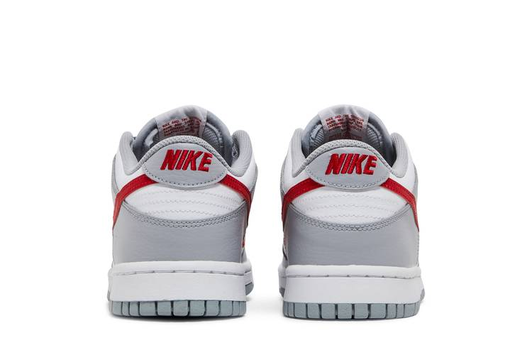 Nike Dunk Low White Wolf Grey University Red (GS)