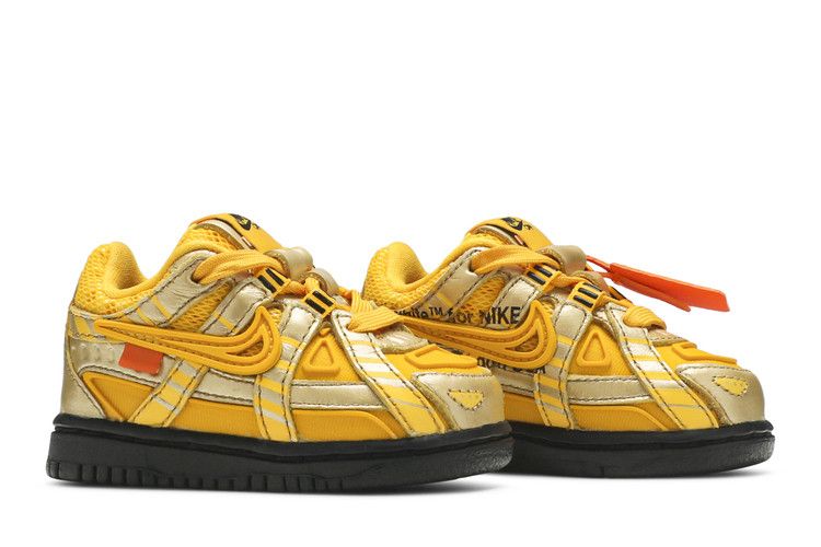 Nike Air Rubber Dunk Off-White University Gold (TD)