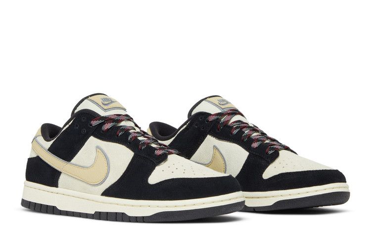 Nike Dunk Low LX Black Suede Team Gold (Women's)
