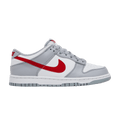 Nike Dunk Low White Wolf Grey University Red (GS)