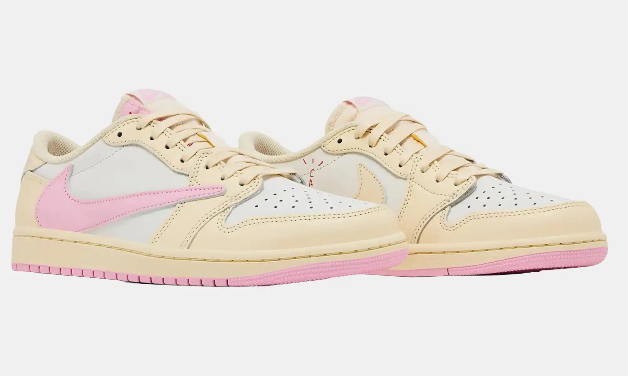 Jordan 1 Retro Low OG SP Travis Scott Shy Pink