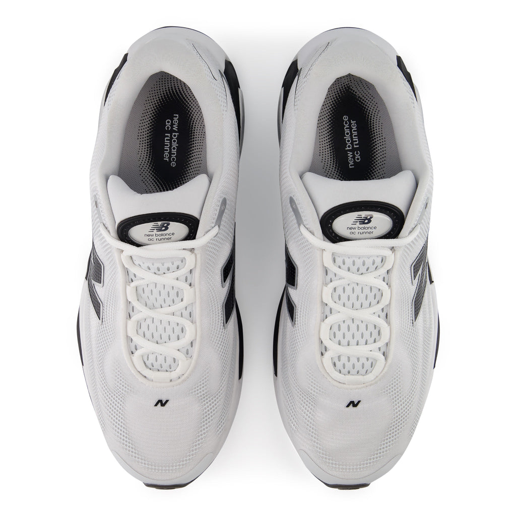 New Balance Mens Ac Runner - WHITE (Wide)